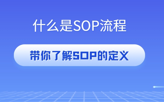 SOP是什么意思