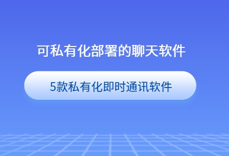 私有化部署聊天软件