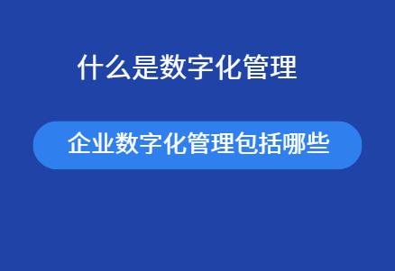 什么是数字化管理