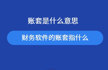 账套是什么意思