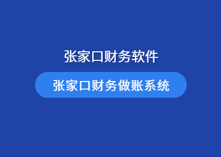 张家口财务软件