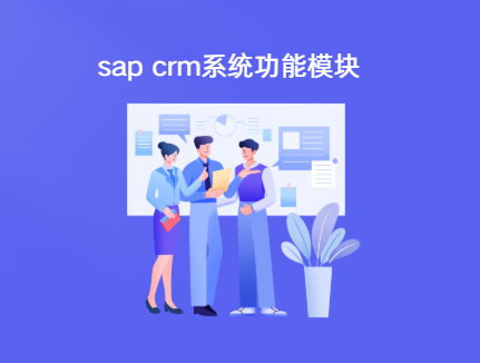 sap crm系统功能模块介绍